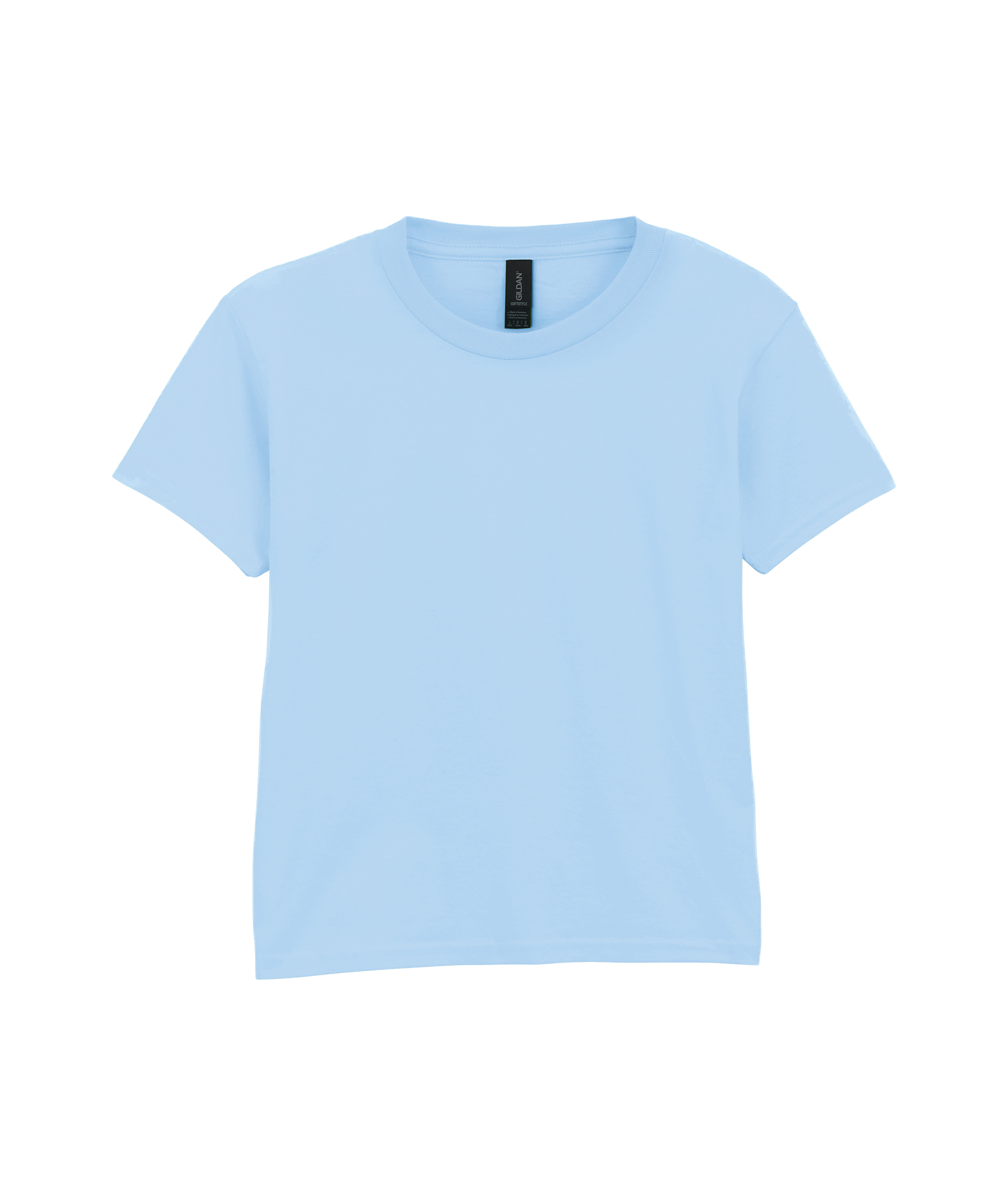 Gildan Softstyle Euro Fit Youth T-Shirt GI6400B – Stoffdetail ringgesponnene Baumwolle
