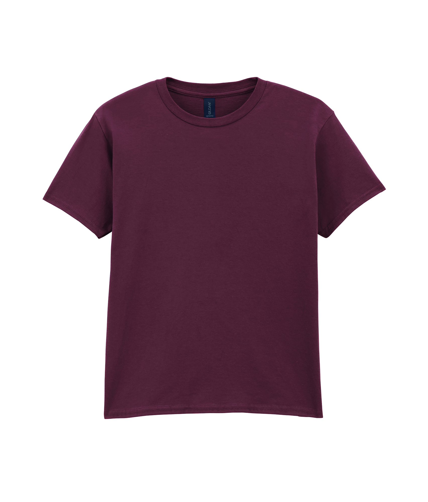 Gildan Softstyle Euro Fit Youth T-Shirt GI6400B – Farbvariante Rückansicht