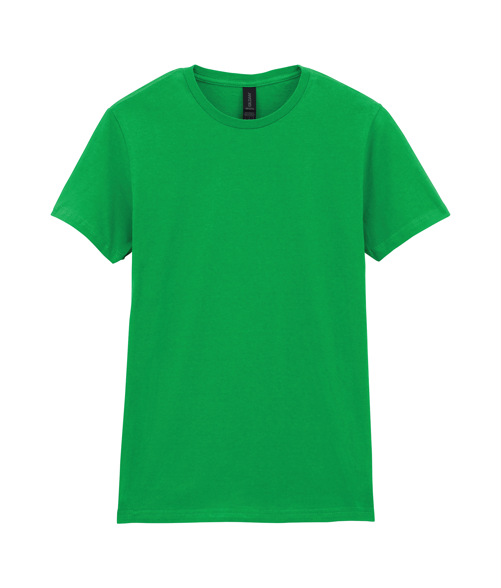 Gildan Softstyle Crew Neck Ladies' T-shirt GI6400L – Detailansicht herausnehmbares Etikett