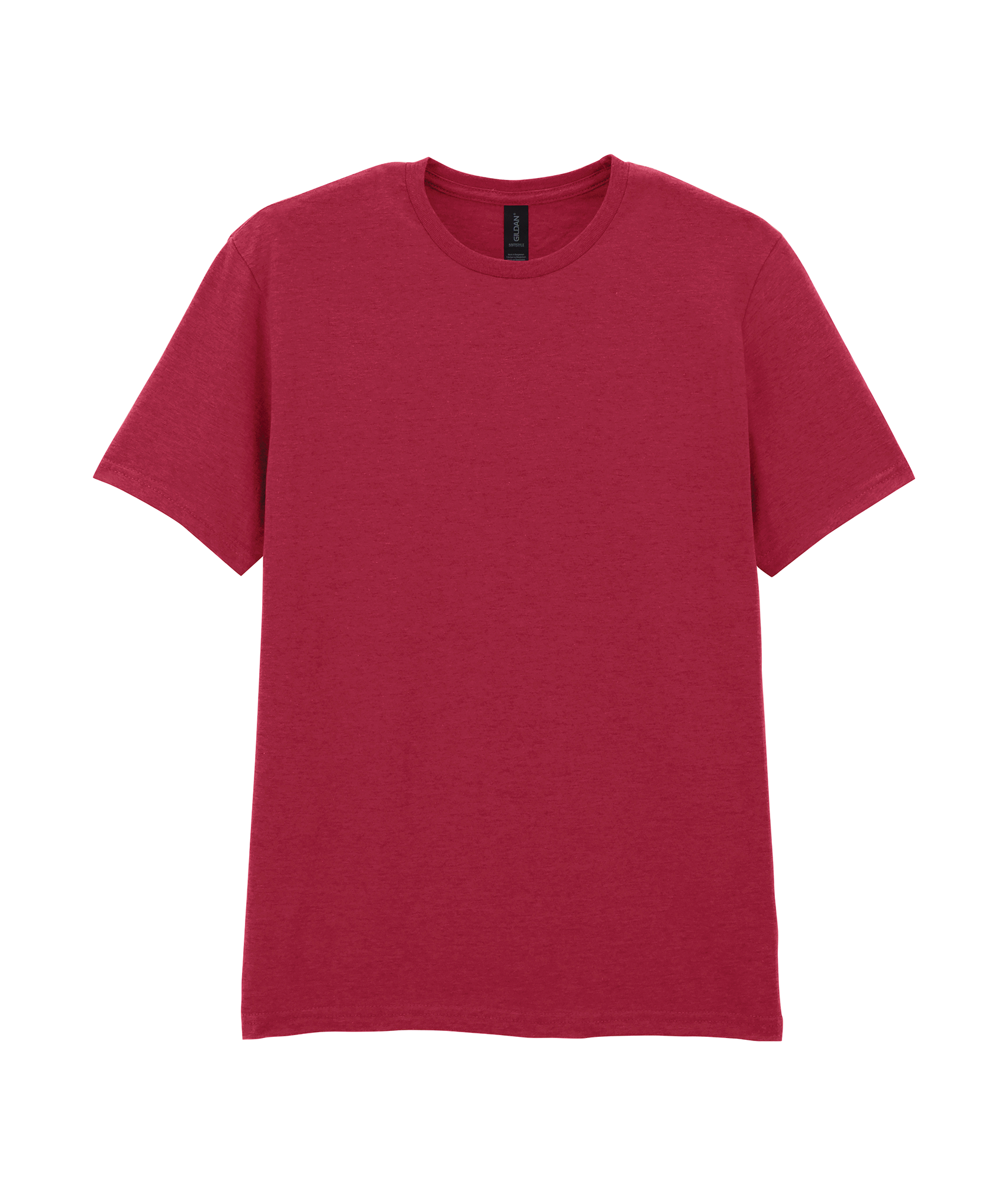 Gildan Softstyle Crew Neck Men's T-shirt GI6400 – Detailansicht Stoffstruktur 100% Baumwolle
