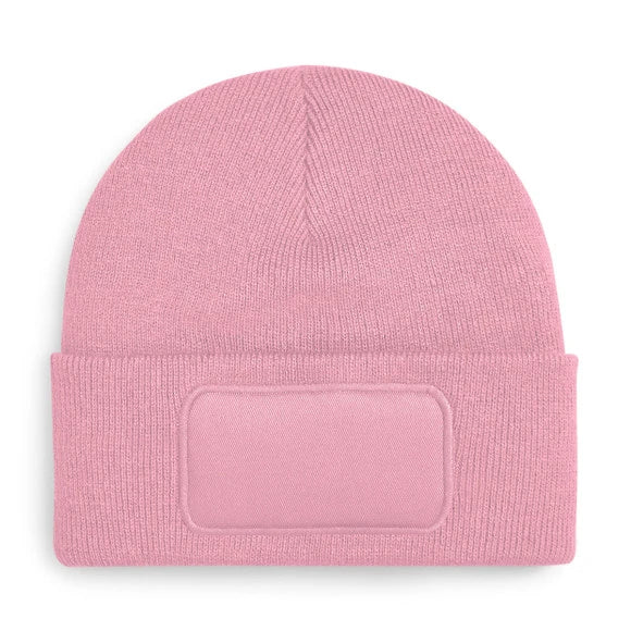 Beechfield Beanie Mütze - Kinder S445BR in Dusky Pink – Vorderansicht