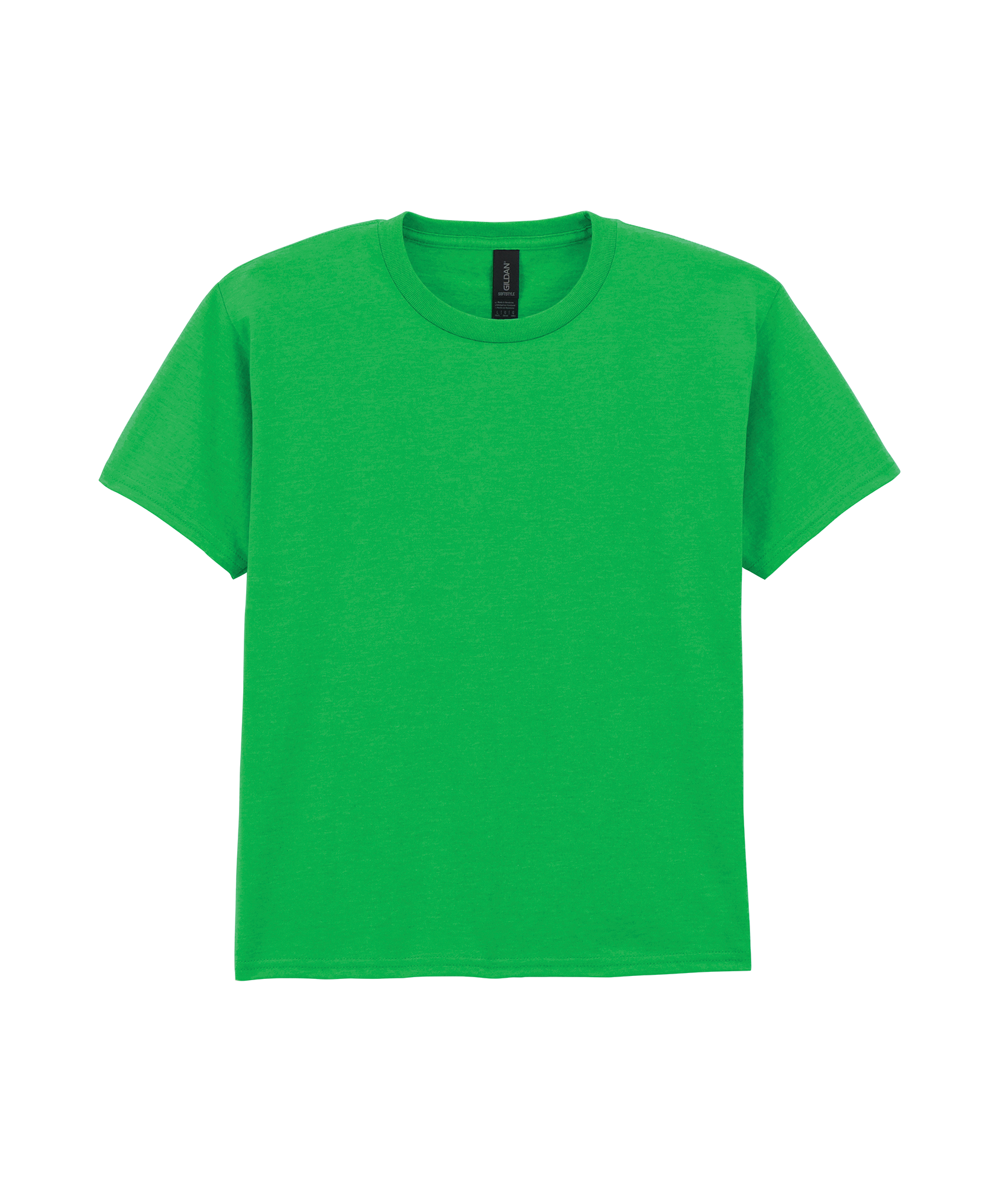 Gildan Softstyle Euro Fit Youth T-Shirt GI6400B – Detail doppelte Saumabsteppung