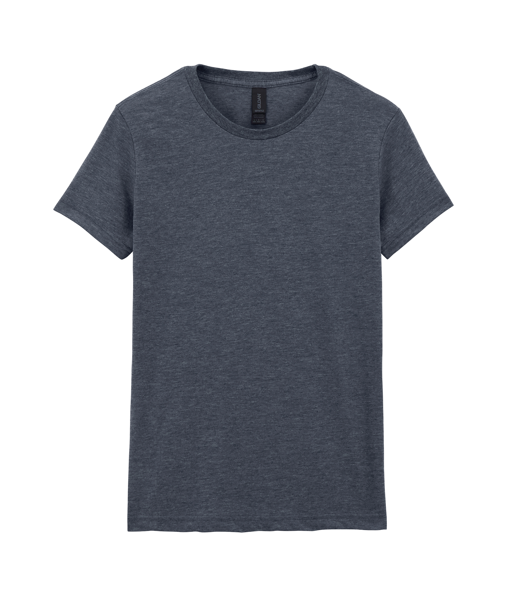 Gildan Softstyle Crew Neck Ladies' T-shirt GI6400L – getragen am Model, Vorderansicht