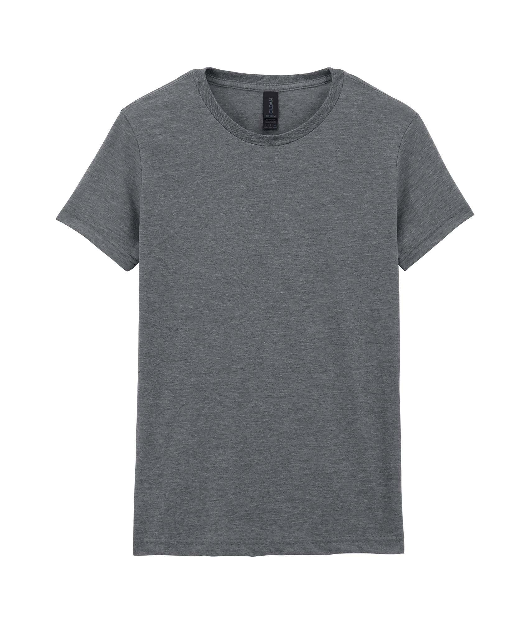 Gildan Softstyle Crew Neck Ladies' T-shirt GI6400L – getragen am Model, Rückansicht
