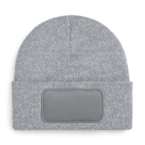 Beechfield Beanie Mütze - Kinder S445BR in Black – Vorderansicht mit Aufschlag